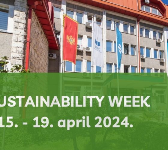 Sustainability Week begins at the Faculty of Economics